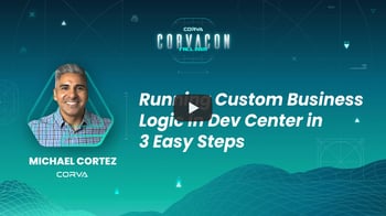Michael Cortez - Running Custom Business Logic